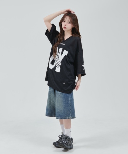 OY/オーワイ』 CUBE MESH FOOTBALL JERSEY/キューブメッシュ