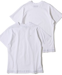 1piu1uguale3 RELAX(EmsEmEO@[gbNX)́y1PIU1UGUALE3 RELAXzHEM LOGO T-SHIRT / whJSTVc(TVc/Jbg\[)