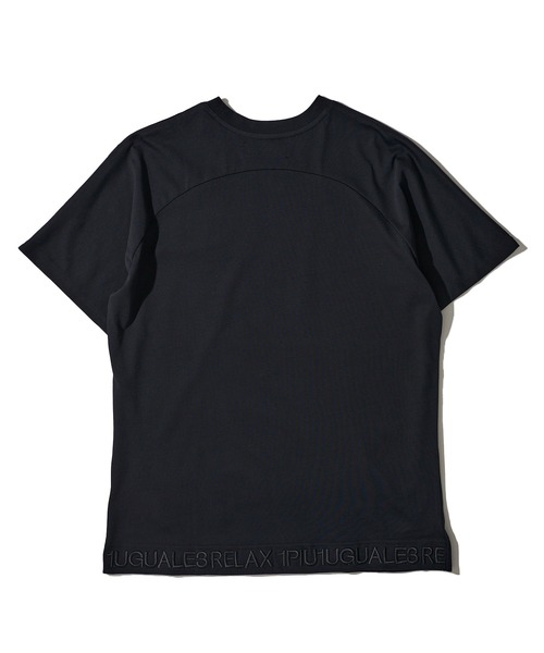 1PIU1UGUALE3 RELAX ヘム刺繍ロゴTシャツ メンズ 半袖 1PIU1UGUALE3 RELAX ヘム刺繍ロゴ半袖Tシャツ | ウノピゥウノウ