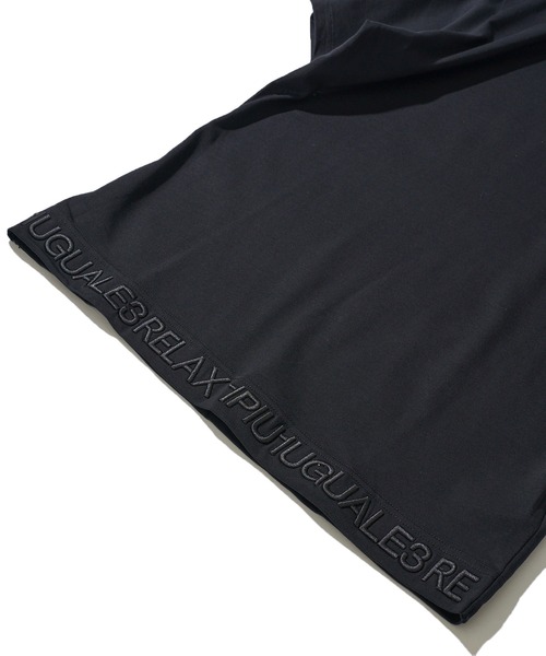 1piu1uguale3 RELAX(ウノピュウノウグァーレトレリラックス)の「【1PIU1UGUALE3 RELAX】HEM LOGO T-SHIRT / ヘム刺繍ロゴ半袖Tシャツ(Tシャツ/カットソー・メンズ・ホワイト/ブラック・MEDIUM/LARGE/X-LARGE)」の11枚目の写真