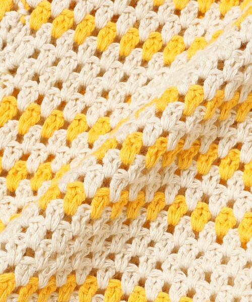 こども ビームス（コドモビームス）の「【別注】LOGAN Knitting Mills / かぎ針 ボーダー ニット パンツ 2025（100～150cm）（その他パンツ・キッズ・ベージュ/ライトブルー・S(100-110cm)/M(120-130cm)/L(140-150cm)）」の15枚目の写真