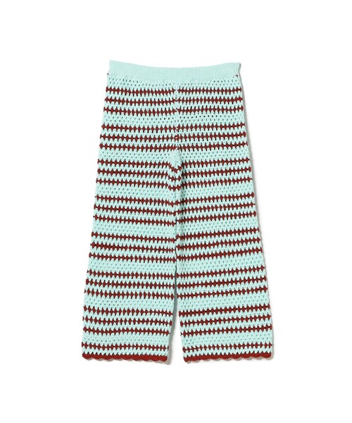 こども ビームス（コドモビームス）の「【別注】LOGAN Knitting Mills / かぎ針 ボーダー ニット パンツ 2025（100～150cm）（その他パンツ・キッズ・ベージュ/ライトブルー・S(100-110cm)/M(120-130cm)/L(140-150cm)）」の16枚目の写真