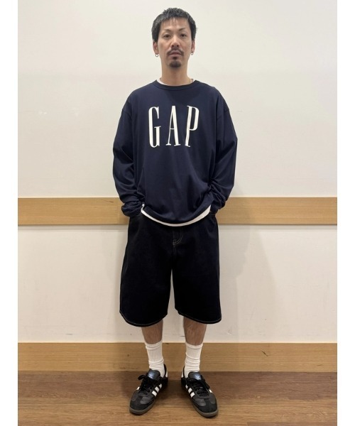 セール】GAPロゴ 長袖Tシャツ(ユニセックス)（Tシャツ/カットソー