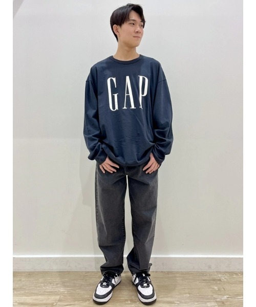 少し豊富な贈り物 G´dup WEAR ネイビー ロゴシャツ XXL シャツ