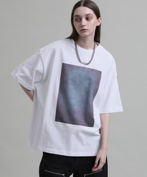 【ELLUV/エルヴ】ブリリアントグラフィック オーバーサイズ半袖Tシャツ