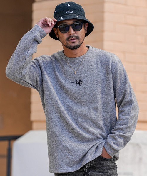 adamsJUGGLER(アダムスジャグラー)の「RTEGO.Pニットロングスリーブ(ニット/セーター・メンズ・グレー/ブラック・S/M/L/XL/XXL)」の7枚目の写真