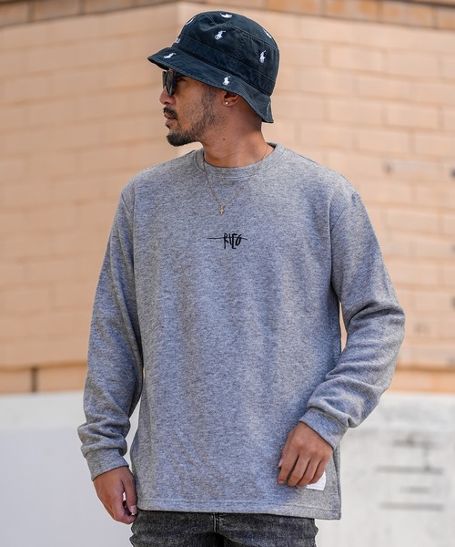 adamsJUGGLER(アダムスジャグラー)の「RTEGO.Pニットロングスリーブ(ニット/セーター・メンズ・グレー/ブラック・S/M/L/XL/XXL)」の8枚目の写真