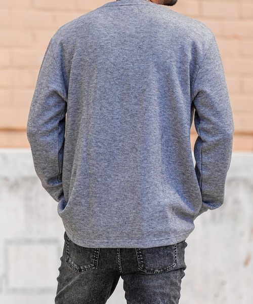 adamsJUGGLER(アダムスジャグラー)の「RTEGO.Pニットロングスリーブ(ニット/セーター・メンズ・グレー/ブラック・S/M/L/XL/XXL)」の12枚目の写真