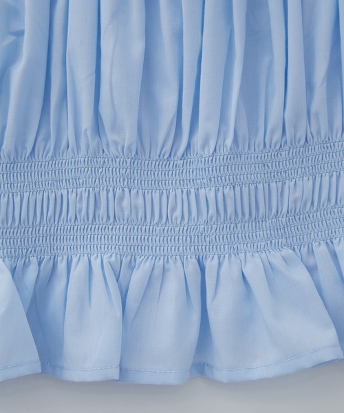 RANAN(ラナン)の「ビスチェ×レギュラーカラーシャツ(シャツ/ブラウス・レディース・ブルー/ホワイト/チャコール・LL/L/M)」の17枚目の写真