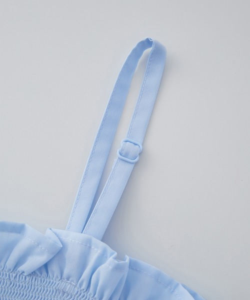 RANAN(ラナン)の「ビスチェ×レギュラーカラーシャツ(シャツ/ブラウス・レディース・ブルー/ホワイト/チャコール・LL/L/M)」の18枚目の写真