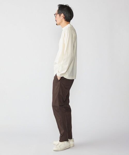 SHIPS（シップス）の「SHIPS: コットンウール モックネック ロングスリーブ Tシャツ（Tシャツ/カットソー・メンズ・オフホワイト/ライトグレー/ダークブラウン・SMALL/MEDIUM/LARGE/X-LARGE）」の21枚目の写真