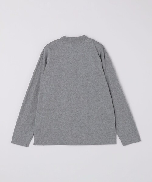 SHIPS（シップス）の「SHIPS: コットンウール モックネック ロングスリーブ Tシャツ（Tシャツ/カットソー・メンズ・オフホワイト/ライトグレー/ダークブラウン・SMALL/MEDIUM/LARGE/X-LARGE）」の12枚目の写真