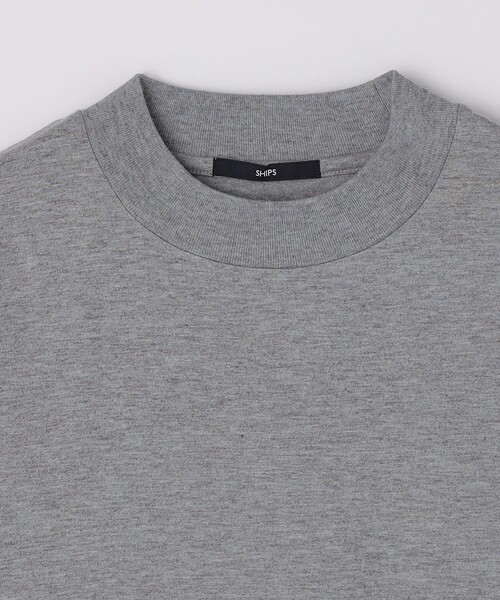 SHIPS（シップス）の「SHIPS: コットンウール モックネック ロングスリーブ Tシャツ（Tシャツ/カットソー・メンズ・オフホワイト/ライトグレー/ダークブラウン・SMALL/MEDIUM/LARGE/X-LARGE）」の11枚目の写真