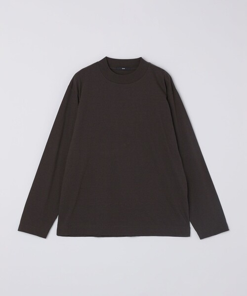 SHIPS（シップス）の「SHIPS: コットンウール モックネック ロングスリーブ Tシャツ（Tシャツ/カットソー・メンズ・オフホワイト/ライトグレー/ダークブラウン・SMALL/MEDIUM/LARGE/X-LARGE）」の7枚目の写真
