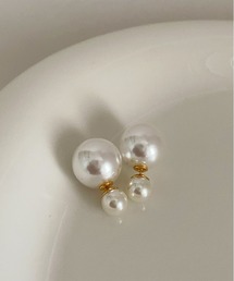 ２way ボール パール キャッチピアス