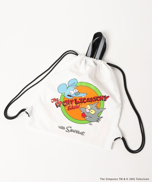 LOWRYS FARM(ローリーズファーム)の「シンプソンズ/ナップザック 292203(バックパック/リュック・キッズ・ブラック/オフホワイト・FREE)」の1枚目の写真