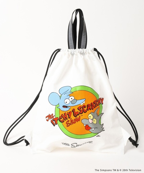 LOWRYS FARM(ローリーズファーム)の「シンプソンズ/ナップザック 292203(バックパック/リュック・キッズ・ブラック/オフホワイト・FREE)」の3枚目の写真