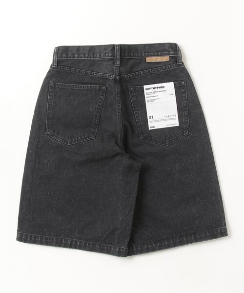WIDE DENIM SHORTS SOFTHYPHEN ソフトハイフンジーンズ セール】BAGGY DENIM SHORTS（その他パンツ）｜SOFTHYPHEN
