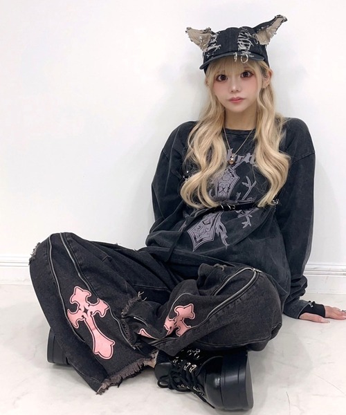 supplier デニム 十字架 SUPPLIER ジーンズ デニムパンツ｜RACING LOGO DENIM｜SUPPLIER