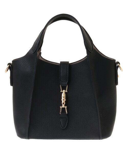 YECCA VECCA（イェッカヴェッカ）の「4wayミニバッグ（ハンドバッグ・レディース・ブラック/アイボリー/シルバー/ベージュ/グリーン系その他3/ラベンダー・FREE）」の15枚目の写真