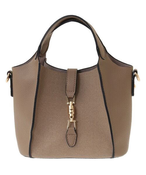 YECCA VECCA（イェッカヴェッカ）の「4wayミニバッグ（ハンドバッグ・レディース・ブラック/アイボリー/シルバー/ベージュ/グリーン系その他3/ラベンダー・FREE）」の16枚目の写真