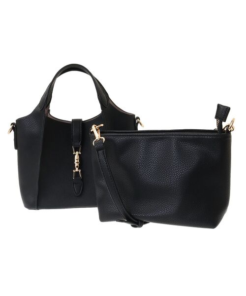 YECCA VECCA（イェッカヴェッカ）の「4wayミニバッグ（ハンドバッグ・レディース・ブラック/アイボリー/シルバー/ベージュ/グリーン系その他3/ラベンダー・FREE）」の20枚目の写真