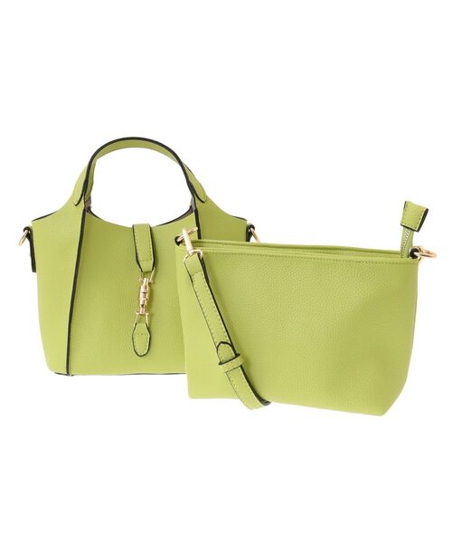 YECCA VECCA（イェッカヴェッカ）の「4wayミニバッグ（ハンドバッグ・レディース・ブラック/アイボリー/シルバー/ベージュ/グリーン系その他3/ラベンダー・FREE）」の22枚目の写真