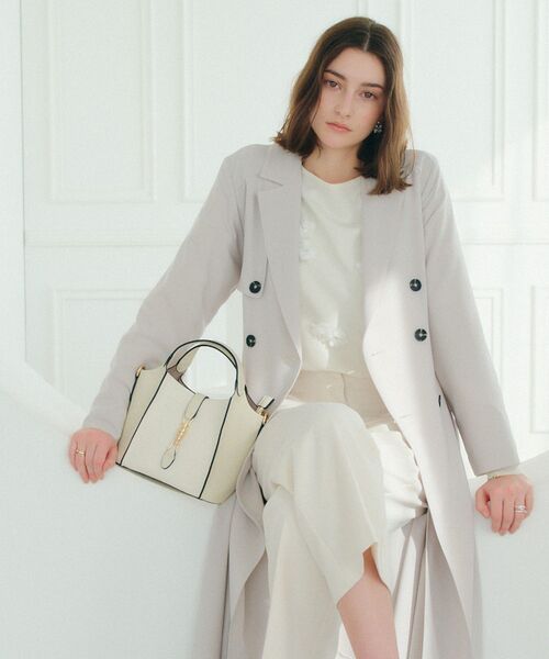 YECCA VECCA（イェッカヴェッカ）の「4wayミニバッグ（ハンドバッグ・レディース・ブラック/アイボリー/シルバー/ベージュ/グリーン系その他3/ラベンダー・FREE）」の7枚目の写真