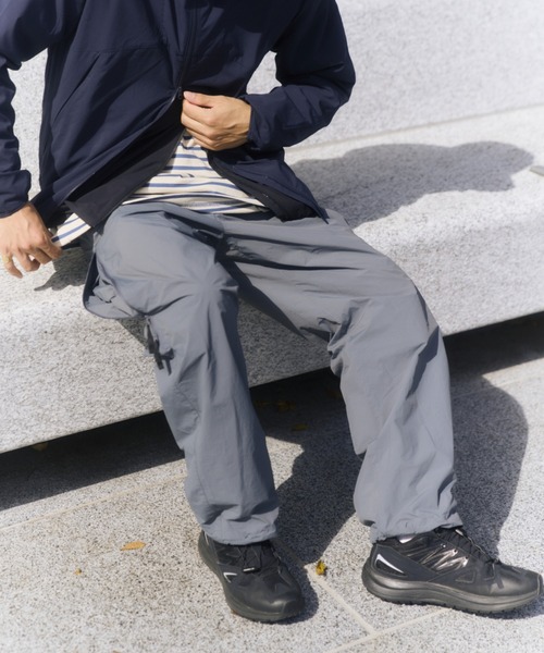 Snow Peak(スノーピーク)の「Nylon Tussah Utility Storage Pants(その他パンツ・メンズ・ブラック/グレー/ライトオリーブ・S/M/L/XL)」の4枚目の写真