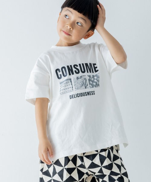 LOWRYS FARM(ローリーズファーム)の「フォトプリントT 324933(Tシャツ/カットソー・キッズ・チャコールグレー/ブラック/ホワイト/ホワイト系その他・110cm/120cm/130cm/140cm/150cm)」の22枚目の写真