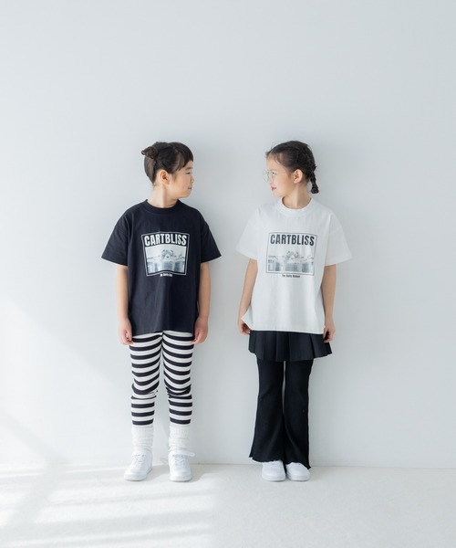 LOWRYS FARM(ローリーズファーム)の「フォトプリントT 324933(Tシャツ/カットソー・キッズ・チャコールグレー/ブラック/ホワイト/ホワイト系その他・110cm/120cm/130cm/140cm/150cm)」の15枚目の写真