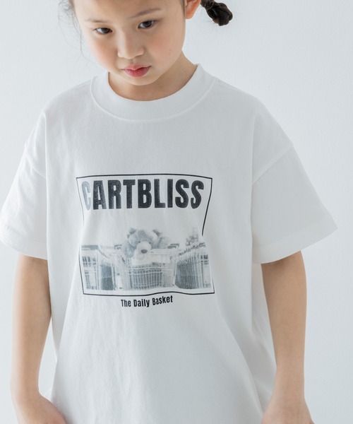 LOWRYS FARM(ローリーズファーム)の「フォトプリントT 324933(Tシャツ/カットソー・キッズ・チャコールグレー/ブラック/ホワイト/ホワイト系その他・110cm/120cm/130cm/140cm/150cm)」の18枚目の写真