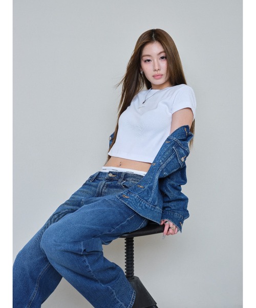 90s ルーズ デニムパンツ（デニムパンツ）｜Calvin Klein