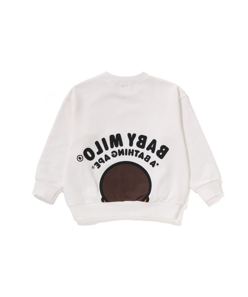 ABATHING APE エイプ BABY MILO ビッグロゴ スウェット BABY MILO RELAXED FIT CREWNECK SWEATSHIRT（スウェット）｜A