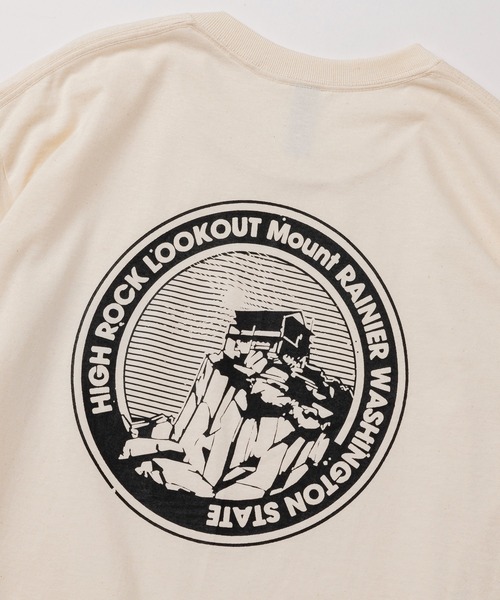 KAVU(カブー)の「KAVU/カブー High rock Tee/ハイロックティー(Tシャツ/カットソー・メンズ・ブラック/ホワイト/ナチュラル/ブルー・MEDIUM/X-LARGE/LARGE)」の9枚目の写真