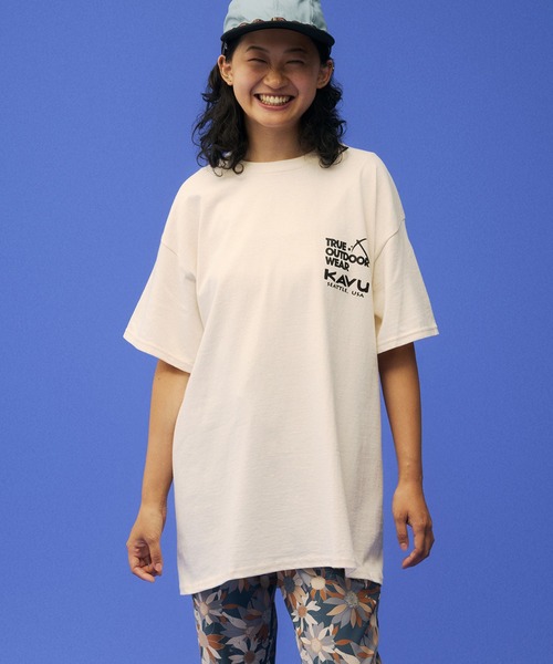 KAVU(カブー)の「KAVU/カブー High rock Tee/ハイロックティー(Tシャツ/カットソー・メンズ・ブラック/ホワイト/ナチュラル/ブルー・MEDIUM/X-LARGE/LARGE)」の10枚目の写真