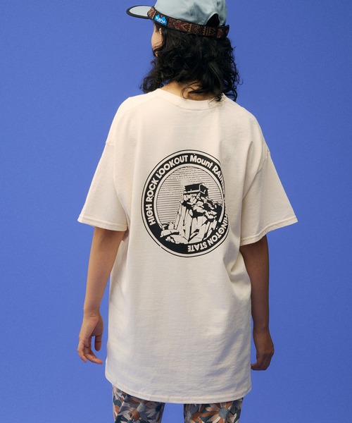 KAVU(カブー)の「KAVU/カブー High rock Tee/ハイロックティー(Tシャツ/カットソー・メンズ・ブラック/ホワイト/ナチュラル/ブルー・MEDIUM/X-LARGE/LARGE)」の11枚目の写真