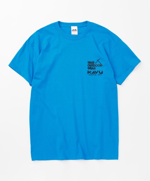 KAVU(カブー)の「KAVU/カブー High rock Tee/ハイロックティー(Tシャツ/カットソー・メンズ・ブラック/ホワイト/ナチュラル/ブルー・MEDIUM/X-LARGE/LARGE)」の13枚目の写真