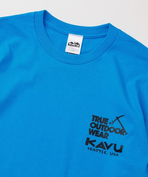 KAVU(カブー)の「KAVU/カブー High rock Tee/ハイロックティー(Tシャツ/カットソー・メンズ・ブラック/ホワイト/ナチュラル/ブルー・MEDIUM/X-LARGE/LARGE)」の14枚目の写真
