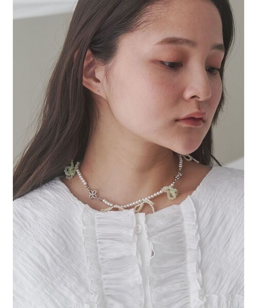 merry jenny（メリージェニー）の「お花畑のネックレス（ネックレス・レディース・イエロー/ピンク・FREE）」の10枚目の写真