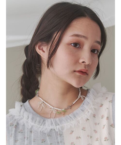 merry jenny（メリージェニー）の「お花畑のネックレス（ネックレス・レディース・イエロー/ピンク・FREE）」の13枚目の写真