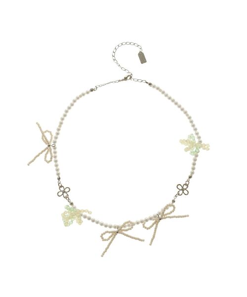 merry jenny（メリージェニー）の「お花畑のネックレス（ネックレス・レディース・イエロー/ピンク・FREE）」の20枚目の写真