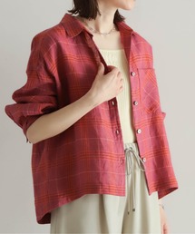 ノンブルアンペールNOMBRE IMPAIR カゼル生地麻100%ゆったりシャツ NOMBRE IMPAIR｜ノンブル アンペールのシャツ/ブラウス（リネン