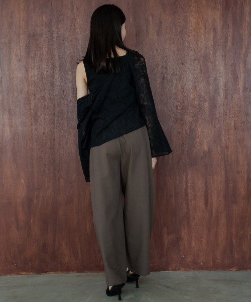 Petitjo（プッチージョ）の「小さいサイズ　ランダムリブスクエアタンクトップ　低身長さん・小柄女性（キャミソール・レディース・ブラック/モカ/ホワイト・PS/PM/PL/PSS）」の14枚目の写真