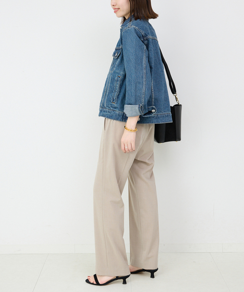 [新品] SLOBE IENA DENIM デニムジャケット LE DENIM ボクシートラッカーデニムジャケット(505914342