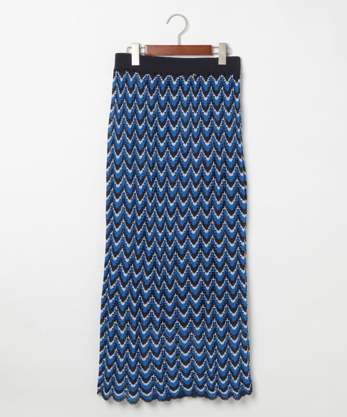 niko and...（ニコアンド）の「【MODE NORM CORE】ナミナミスカラップナロースカート（スカート・レディース・ピンク/グリーン/ブルー・MEDIUM/LARGE）」の20枚目の写真