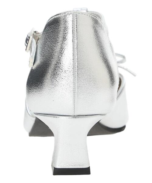 Te chichi TERRASSE（テチチテラス）の「Tストラップパンプス《2025spring catalog item》（パンプス・レディース・シルバー/オフホワイト/ブラック・L/M）」の13枚目の写真