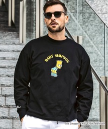 1PIU1UGUALE3 RELAX(ウノピゥウノウグァーレトレ リラックス)/The Simpsons/バート・シンプソン/ロングTシャツ