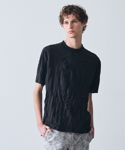 5351 POUR LES HOMMES（ゴーサンゴーイチプールオム）の「ワッシャー 半袖 Tシャツ（Tシャツ/カットソー・メンズ・ブラック/グレー/ホワイト・44/46/48/50）」の5枚目の写真