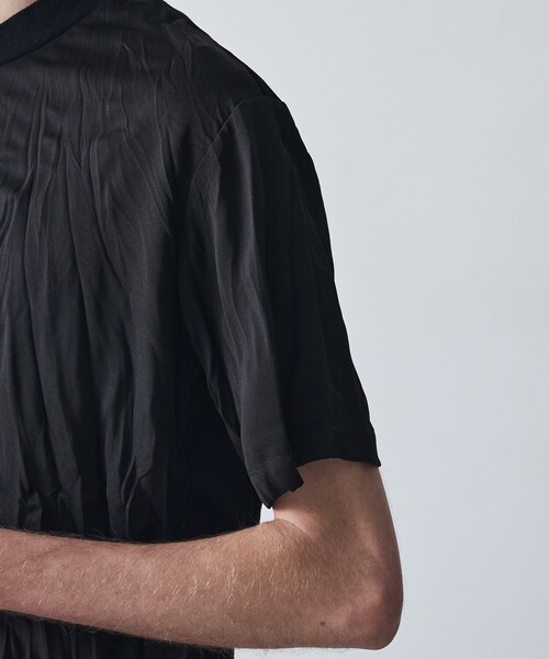 5351 POUR LES HOMMES（ゴーサンゴーイチプールオム）の「ワッシャー 半袖 Tシャツ（Tシャツ/カットソー・メンズ・ブラック/グレー/ホワイト・44/46/48/50）」の9枚目の写真